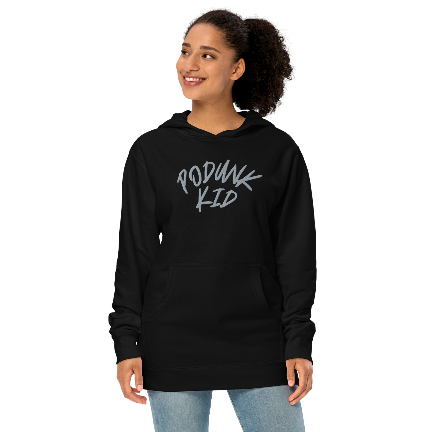 Unisex midweight "PODUNK KID" hoodie