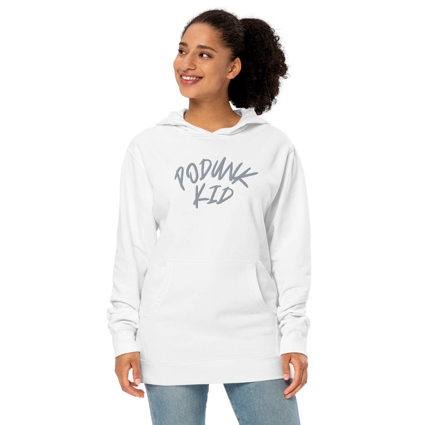 Unisex midweight "PODUNK KID" hoodie