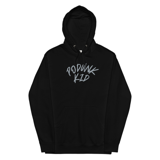 Unisex midweight "PODUNK KID" hoodie