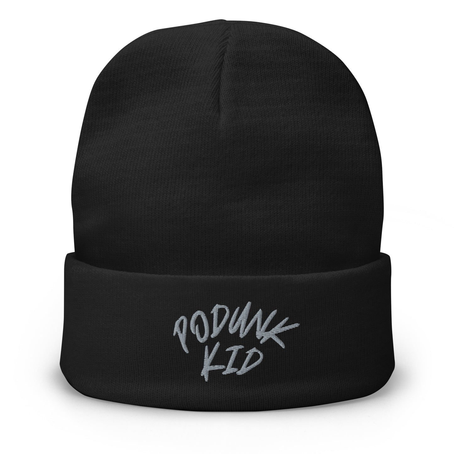 Embroidered "PODUNK KID" Beanie